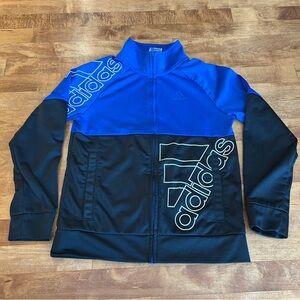 Adidas Kids Royal Blue and Black Track Jacket